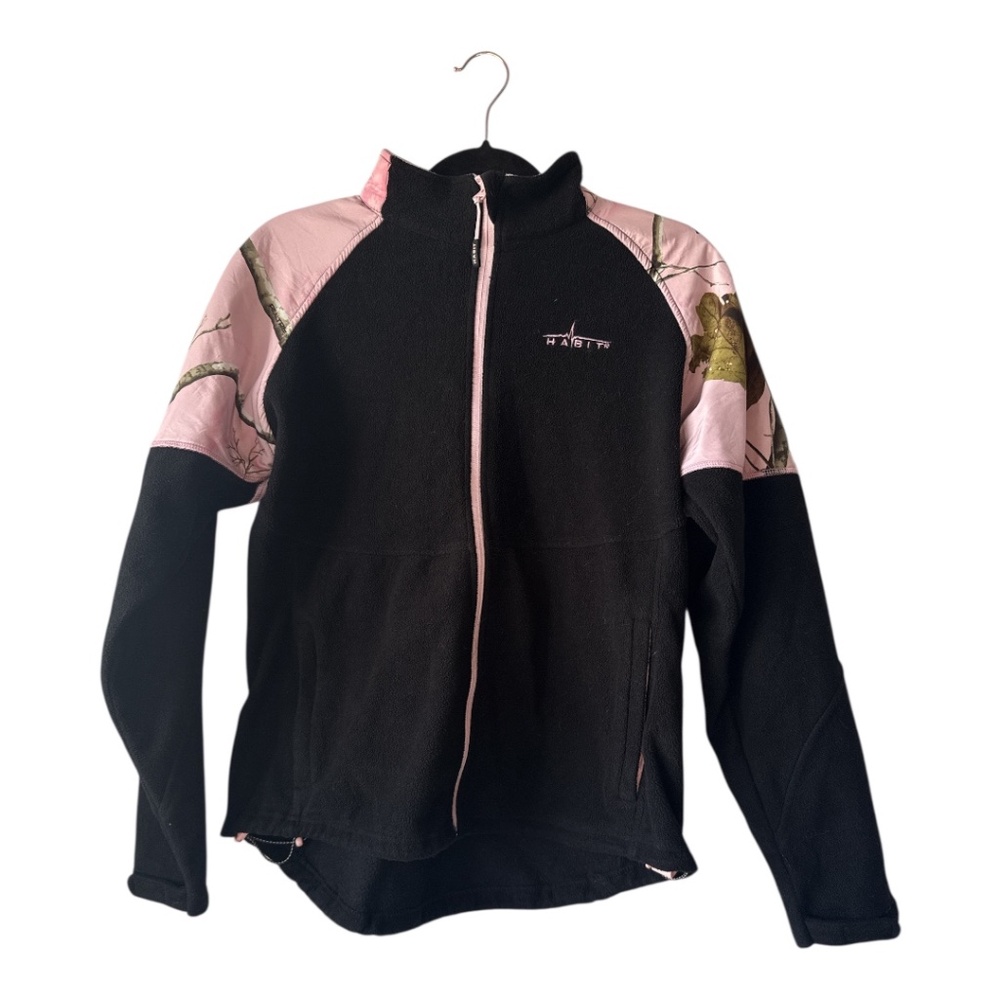 Habit Outdoors - Women's Realtree Pink Camp Fleece Pro Jacket Small